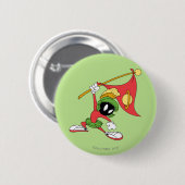 MARVIN THE MARTIAN™ Claousful Planet Ronde Button 5,7 Cm (Voorkant /achterkant)