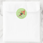 MARVIN THE MARTIAN™ Claousful Planet Ronde Sticker (Tas)