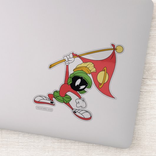 MARVIN THE MARTIAN™ Claousful Planet Sticker (Detail)