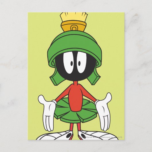 MARVIN THE MARTIAN™ Confused Briefkaart (Voorkant)