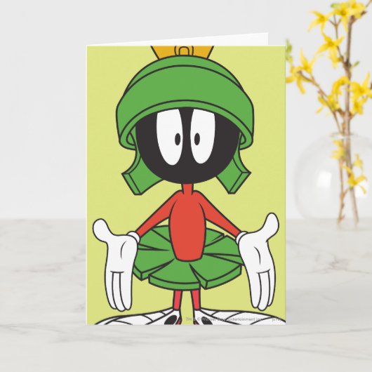 MARVIN THE MARTIAN™ Confused Kaart (Gele Bloem)