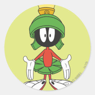 MARVIN THE MARTIAN™ Confused Ronde Sticker
