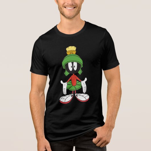 MARVIN THE MARTIAN™ Confused Tri-Blend Shirt (Voorkant)