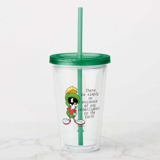 MARVIN THE MARTIAN™ DENK ACRYL DRINKBEKER (Voorkant)
