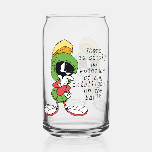 MARVIN THE MARTIAN™ DENK BLIKVORM GLAS (Achterkant)