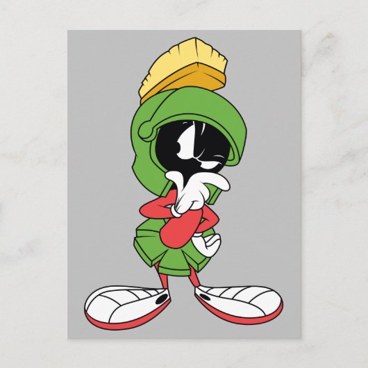 MARVIN THE MARTIAN™ DENK BRIEFKAART (Voorkant)
