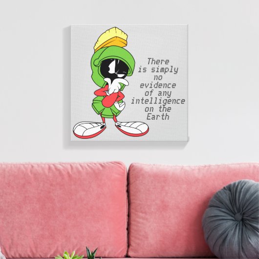 MARVIN THE MARTIAN™ DENK CANVAS AFDRUK (Insitu (Woonkamer))