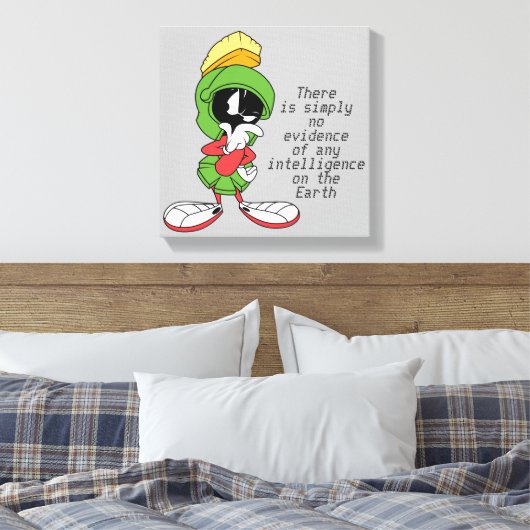 MARVIN THE MARTIAN™ DENK CANVAS AFDRUK (Insitu (Slaapkamer))