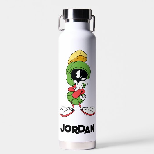 MARVIN THE MARTIAN™ DENK | Jouw namen toevoegen Waterfles (Voorkant)