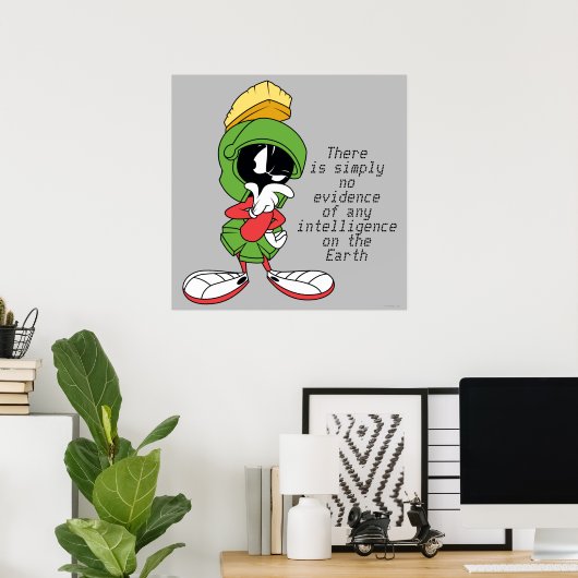 MARVIN THE MARTIAN™ DENK POSTER (Thuiskantoor)