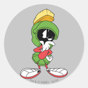 MARVIN THE MARTIAN™ DENK RONDE STICKER