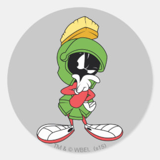 MARVIN THE MARTIAN™ DENK RONDE STICKER