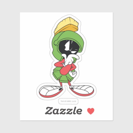 MARVIN THE MARTIAN™ DENK STICKER (Vel)