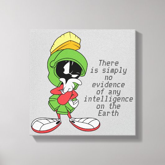 MARVIN THE MARTIAN™ Denkend Canvas Afdruk (Voorkant)