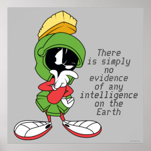 MARVIN THE MARTIAN™ Denkend Poster