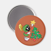 MARVIN THE MARTIAN™ DIE ster op boom zet Magneet (Voorkant / Achterkant)