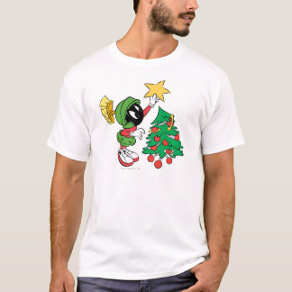 MARVIN THE MARTIAN™ DIE ster op boom zet T-shirt