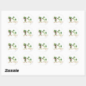 MARVIN THE MARTIAN™ en K-9 Ronde Sticker (Vel)