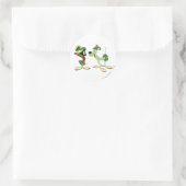 MARVIN THE MARTIAN™ en K-9 Ronde Sticker (Tas)