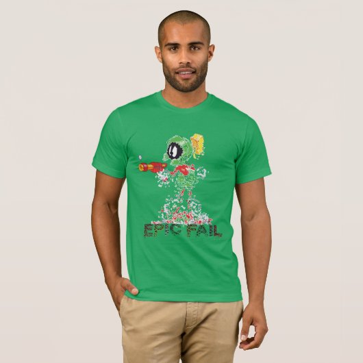 MARVIN THE MARTIAN™ Epic Fail T-shirt (Voorkant volledig)