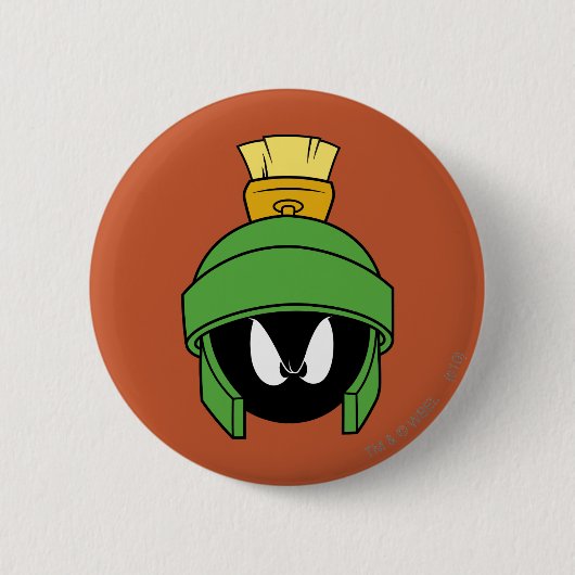 MARVIN THE MARTIAN™ Gek Ronde Button 5,7 Cm (Voorkant)