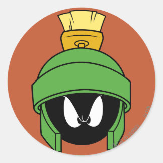 MARVIN THE MARTIAN™ gek Ronde Sticker