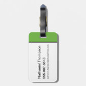 MARVIN THE MARTIAN™ Glitch Bagagelabel (Achterkant verticaal)