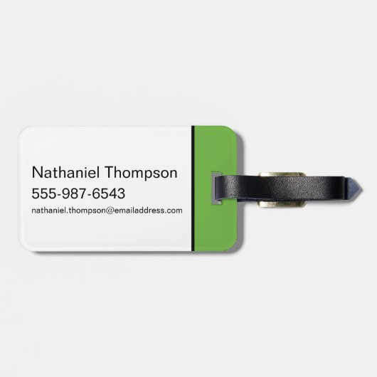 MARVIN THE MARTIAN™ Glitch Bagagelabel (Achterkant horizontaal)