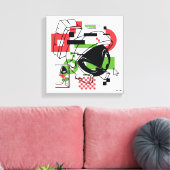 MARVIN THE MARTIAN™ Glitch Canvas Afdruk (Insitu (Woonkamer))