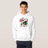 MARVIN THE MARTIAN™ Glitch Hoodie (Voorkant volledig)