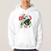 MARVIN THE MARTIAN™ Glitch Hoodie (Voorkant)