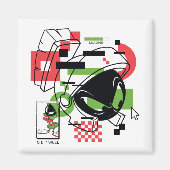 MARVIN THE MARTIAN™ Glitch Magneet (Voorkant)