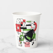 MARVIN THE MARTIAN™ Glitch Papieren Bekers (Achterkant)