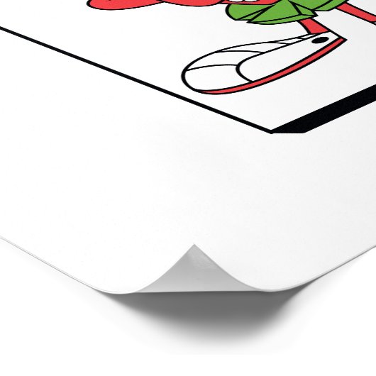 MARVIN THE MARTIAN™ Glitch Poster (Hoek)