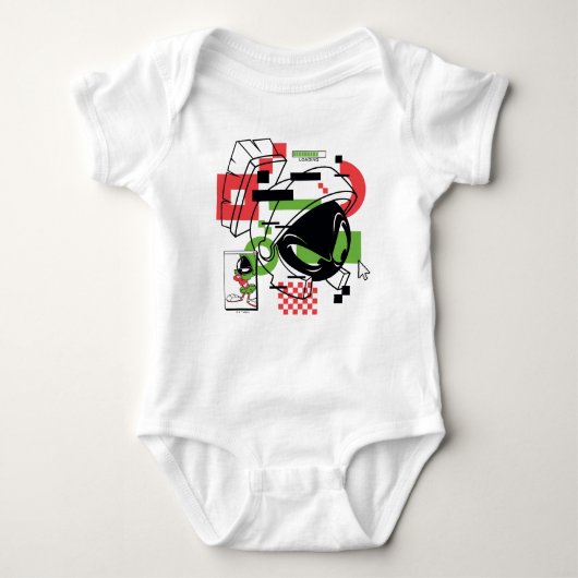 MARVIN THE MARTIAN™ Glitch Romper (Voorkant)
