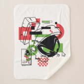 MARVIN THE MARTIAN™ Glitch Sherpa Deken (Voorkant)