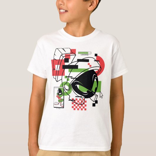 MARVIN THE MARTIAN™ Glitch T-shirt (Voorkant)
