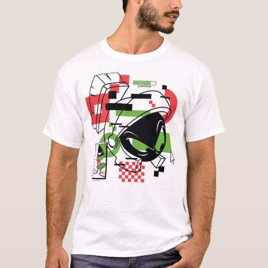 MARVIN THE MARTIAN™ Glitch T-shirt (Voorkant)
