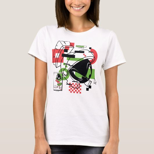 MARVIN THE MARTIAN™ Glitch T-shirt (Voorkant)