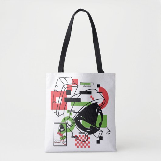 MARVIN THE MARTIAN™ Glitch Tote Bag (Voorkant)