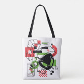 MARVIN THE MARTIAN™ Glitch Tote Bag (Achterkant)