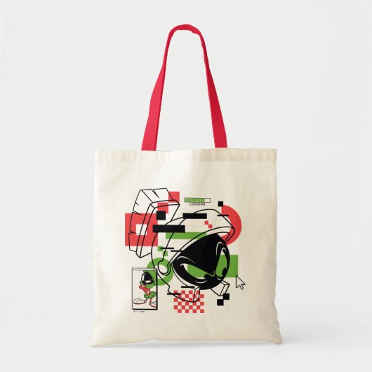 MARVIN THE MARTIAN™ Glitch Tote Bag (Voorkant)
