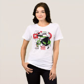 MARVIN THE MARTIAN™ Glitch Tri-Blend Shirt (Voorkant volledig)