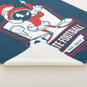 MARVIN THE MARTIAN™ "I Hate Football" Graphic Sherpa Deken (3/4)