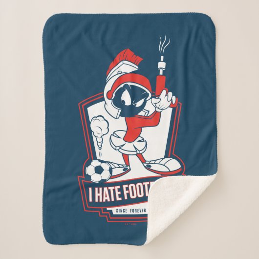 MARVIN THE MARTIAN™ "I Hate Football" Graphic Sherpa Deken (Voorkant)