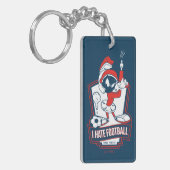 MARVIN THE MARTIAN™ "I Hate Football" Graphic Sleutelhanger (Voorkant Links)