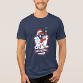 MARVIN THE MARTIAN™ "I Hate Football" Graphic Tri-Blend Shirt (Voorkant)