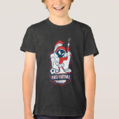 MARVIN THE MARTIAN™ "I Hate Football" Graphic Tri-Blend Shirt (Voorkant)