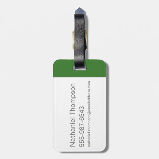 MARVIN THE MARTIAN™ Identity Bagagelabel (Achterkant verticaal)