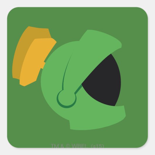 MARVIN THE MARTIAN™ Identity Vierkante Sticker (Voorkant)